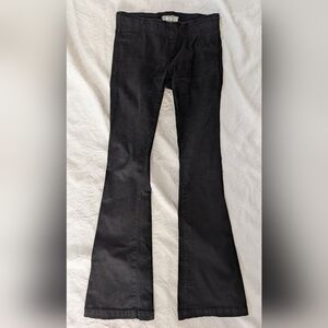 ✨ Free People Black Flare Stretch Jegging Jeans – Size 27 Tall/Long ✨